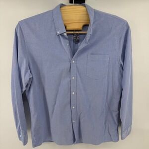 Goodthreads Mens XXL Light Blue Long Sleeve‎ Button Down Shirt MGT25101SP18